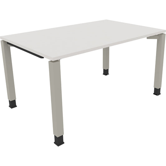 Schreibtisch all in one Maße: 1.400 x 680-820 x 900 mm (B x H x T) Holz diamant weiß