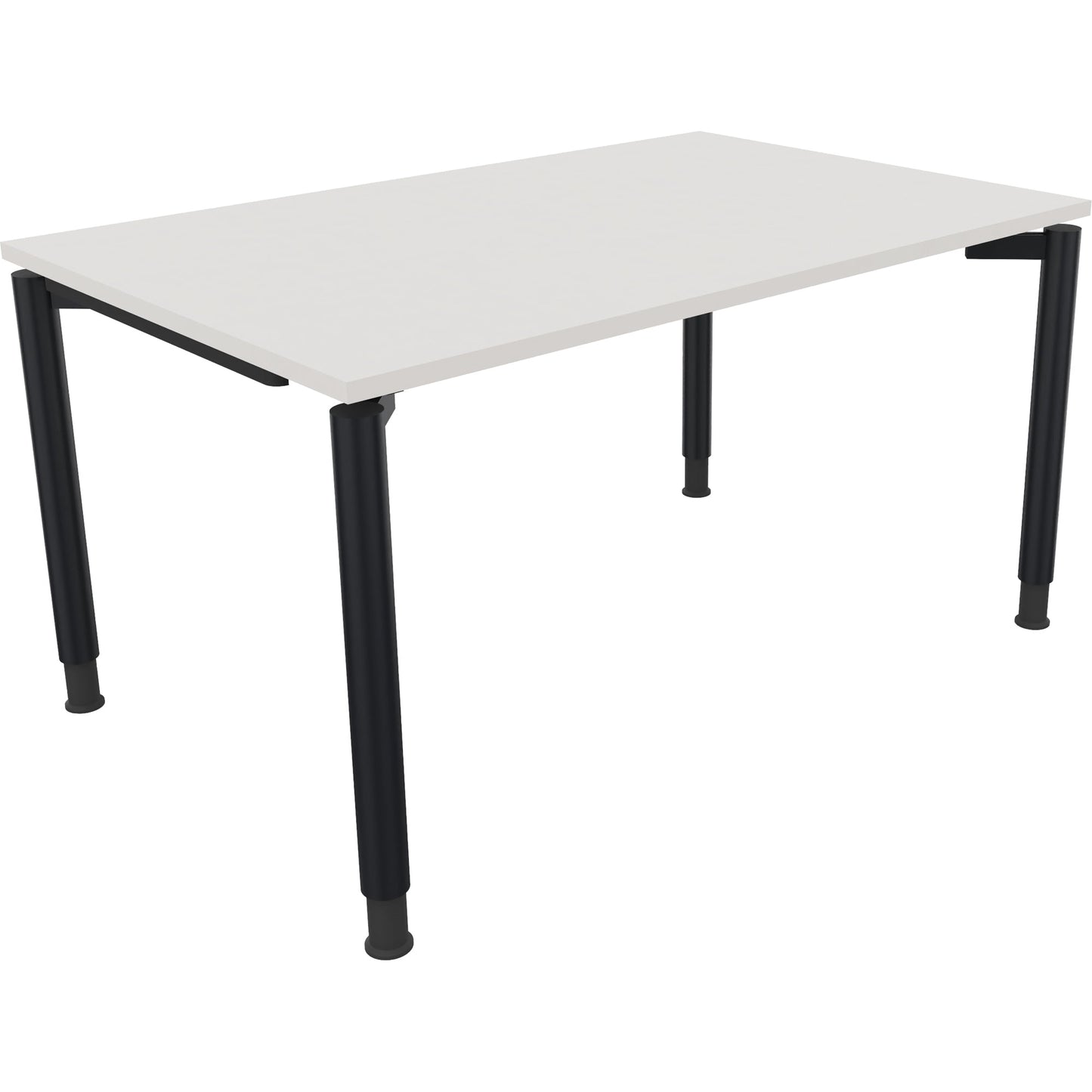 Schreibtisch all in one Maße: 1.400 x 680-820 x 900 mm (B x H x T) Holz diamant weiß