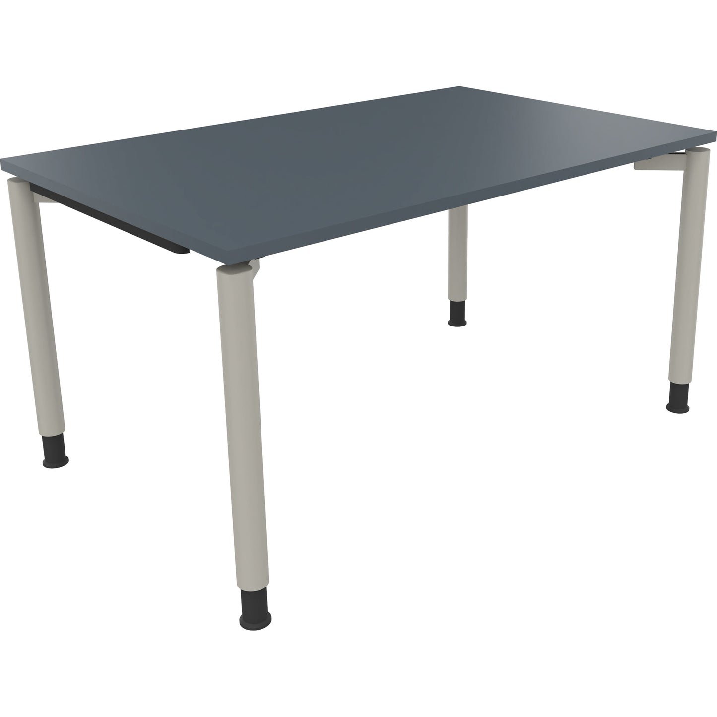 Schreibtisch all in one Maße: 1.400 x 680-820 x 900 mm (B x H x T) Holz lavagrau