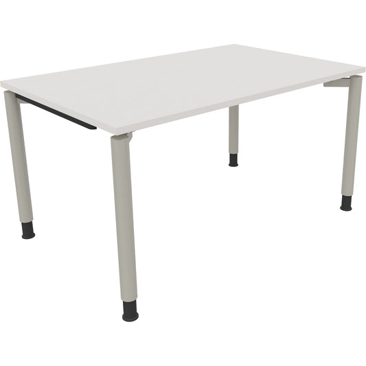 Schreibtisch all in one Maße: 1.400 x 680-820 x 900 mm (B x H x T) Holz diamant weiß