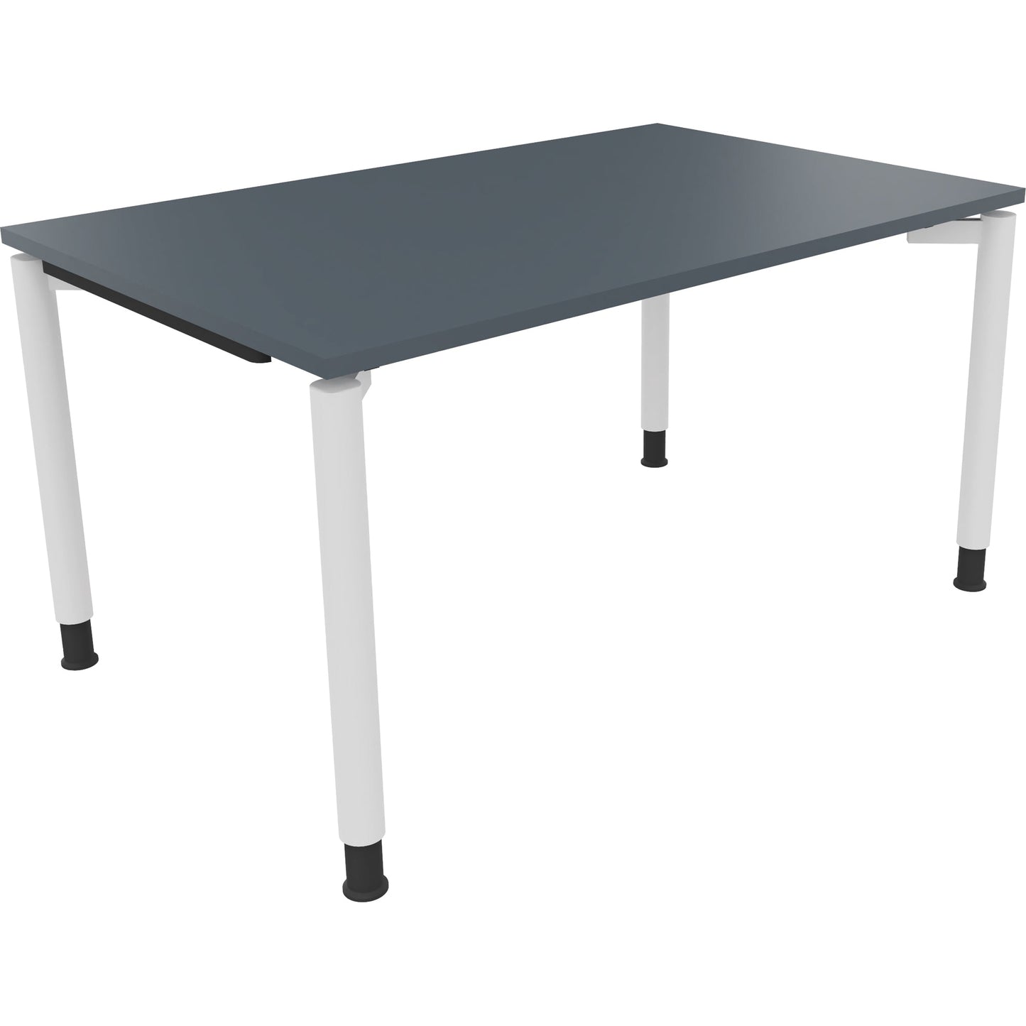 Schreibtisch all in one Maße: 1.400 x 680-820 x 900 mm (B x H x T) Holz lavagrau