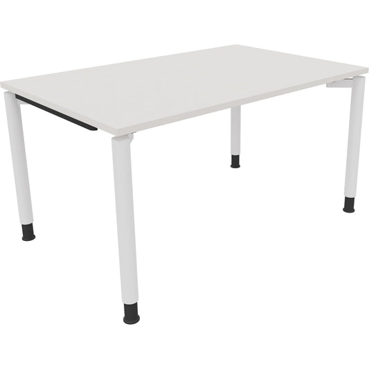Schreibtisch all in one Maße: 1.400 x 680-820 x 900 mm (B x H x T) Holz diamant weiß