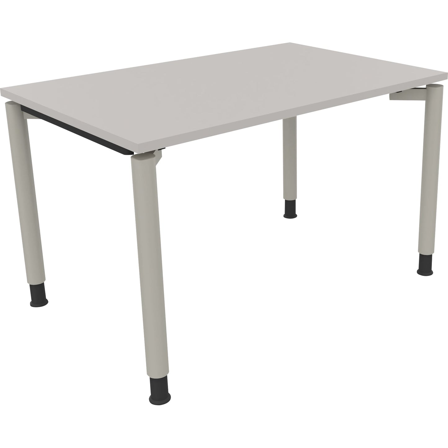 Schreibtisch all in one Maße: 1.200 x 680-820 x 800 mm (B x H x T) Holz lichtgrau
