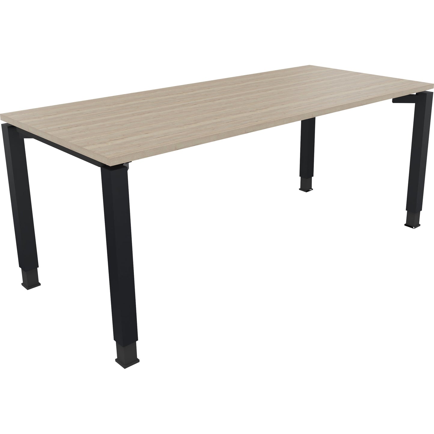 Schreibtisch all in one Maße: 1.800 x 680-820 x 800 mm (B x H x T) Holz eiche natur