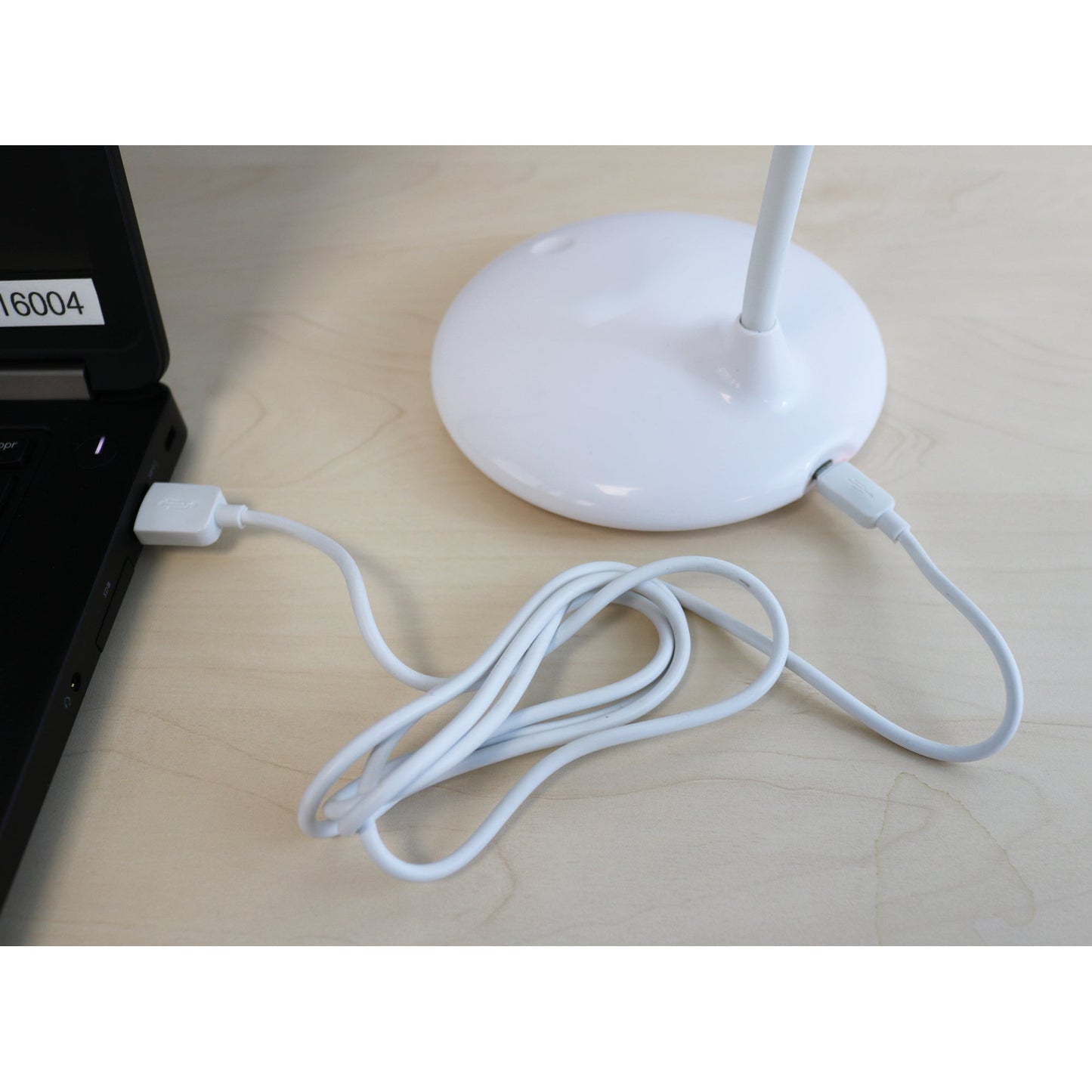 UNILUX Tischleuchte NELLY E 3 kWh/1.000h Netzbetrieb weiß