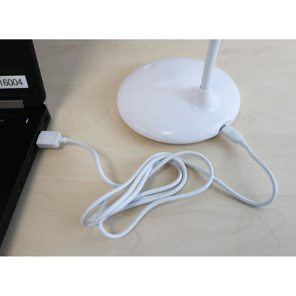 UNILUX Tischleuchte NELLY E 3 kWh/1.000h Netzbetrieb weiß