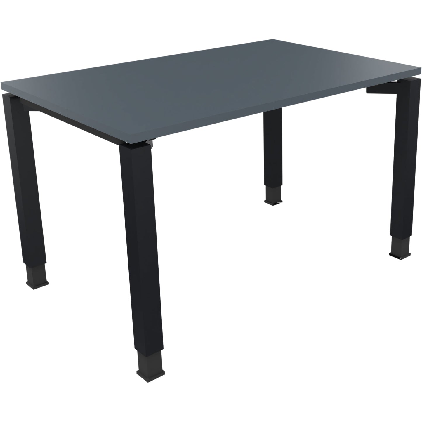 Schreibtisch all in one Maße: 1.200 x 680-820 x 800 mm (B x H x T) Holz lavagrau