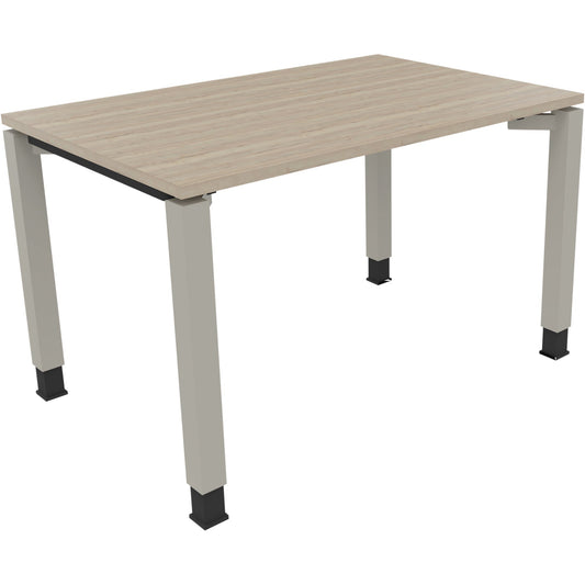 Schreibtisch all in one Maße: 1.200 x 680-820 x 800 mm (B x H x T) Holz eiche natur