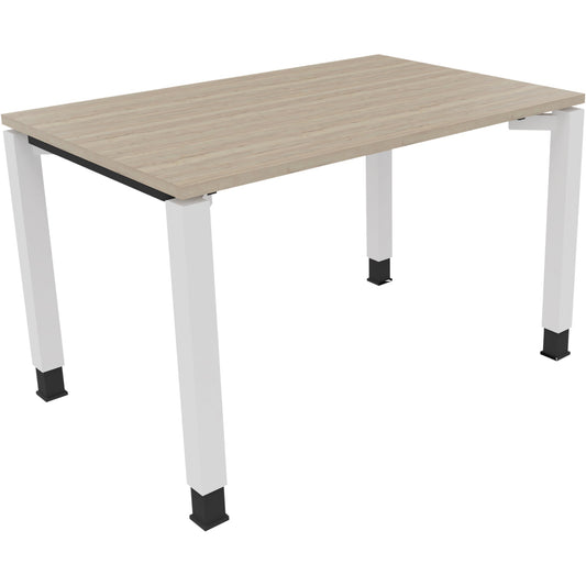 Schreibtisch all in one Maße: 1.200 x 680-820 x 800 mm (B x H x T) Holz eiche natur