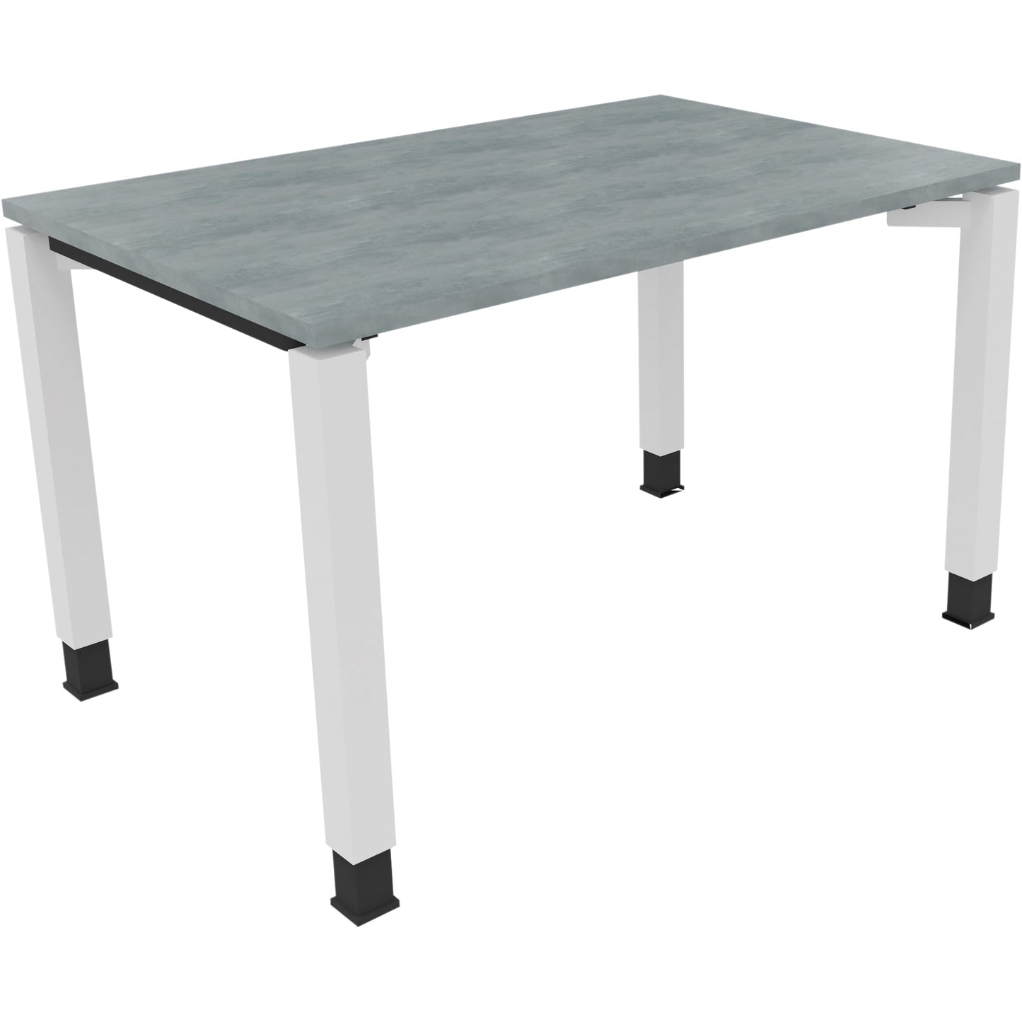 Schreibtisch all in one Maße: 1.200 x 680-820 x 800 mm (B x H x T) Holz beton hell