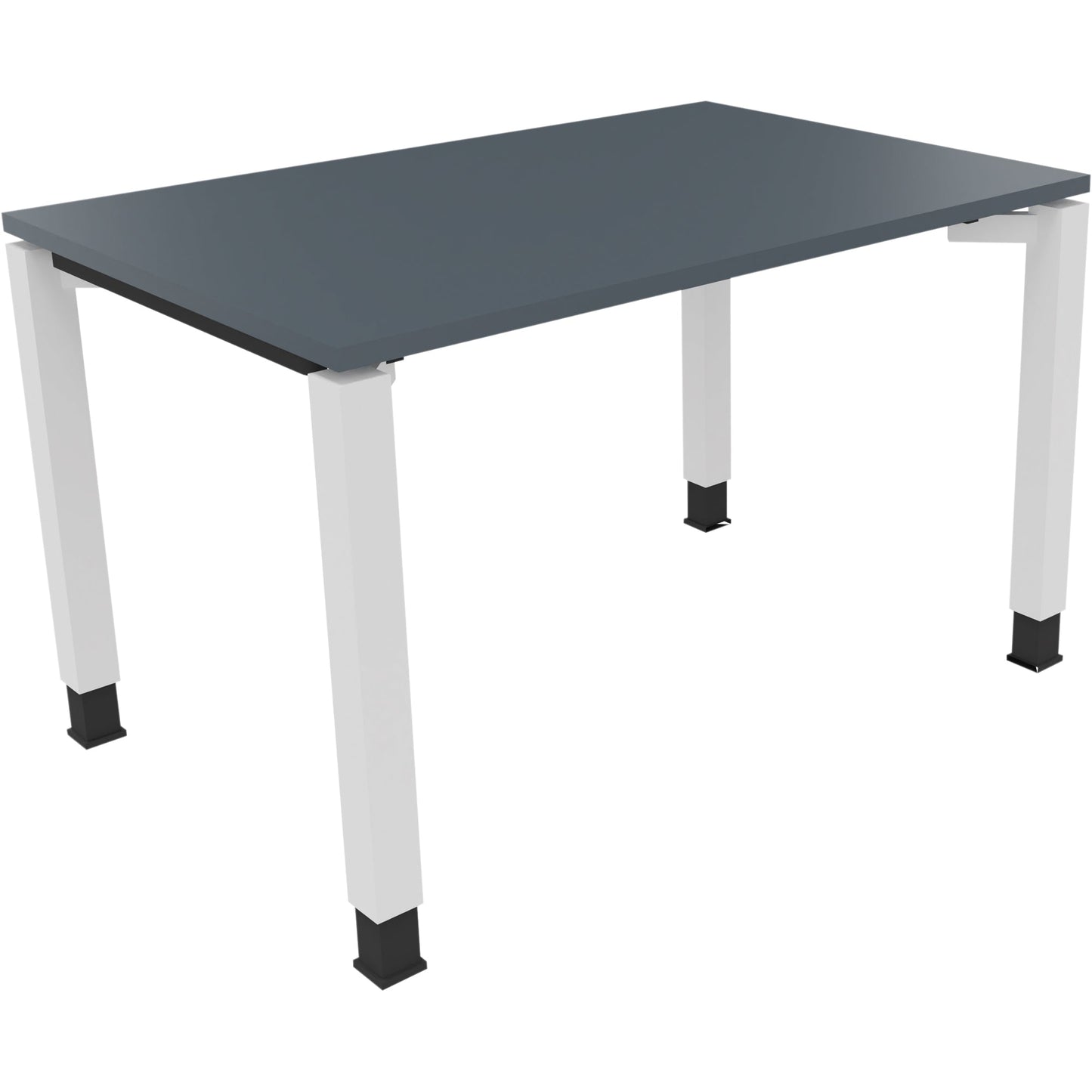 Schreibtisch all in one Maße: 1.200 x 680-820 x 800 mm (B x H x T) Holz lavagrau