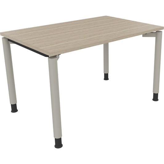 Schreibtisch all in one Maße: 1.200 x 680-820 x 800 mm (B x H x T) Holz eiche natur