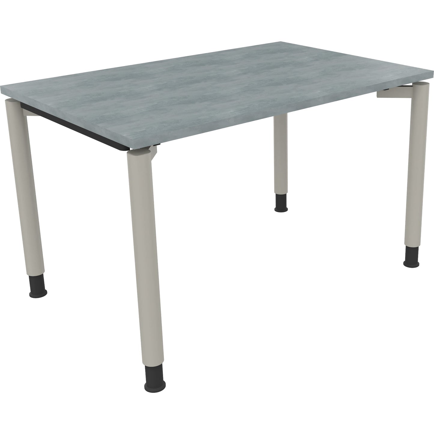 Schreibtisch all in one Maße: 1.200 x 680-820 x 800 mm (B x H x T) Holz beton hell