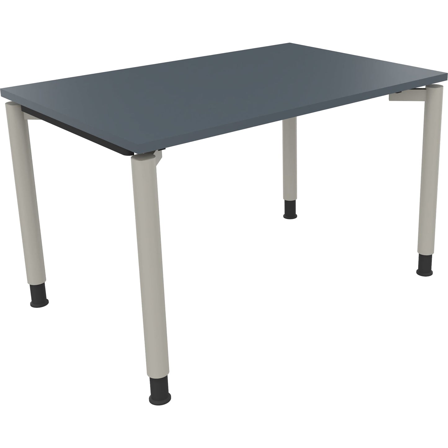Schreibtisch all in one Maße: 1.200 x 680-820 x 800 mm (B x H x T) Holz lavagrau