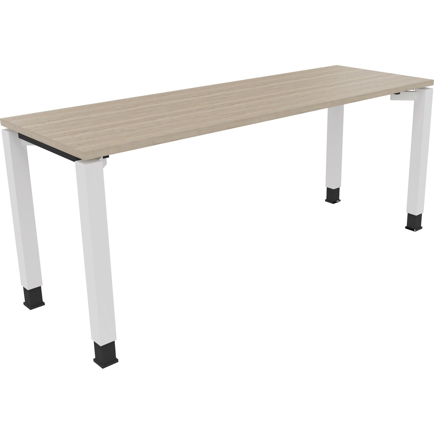 Schreibtisch all in one Maße: 1.800 x 680-820 x 600 mm (B x H x T) Holz eiche natur