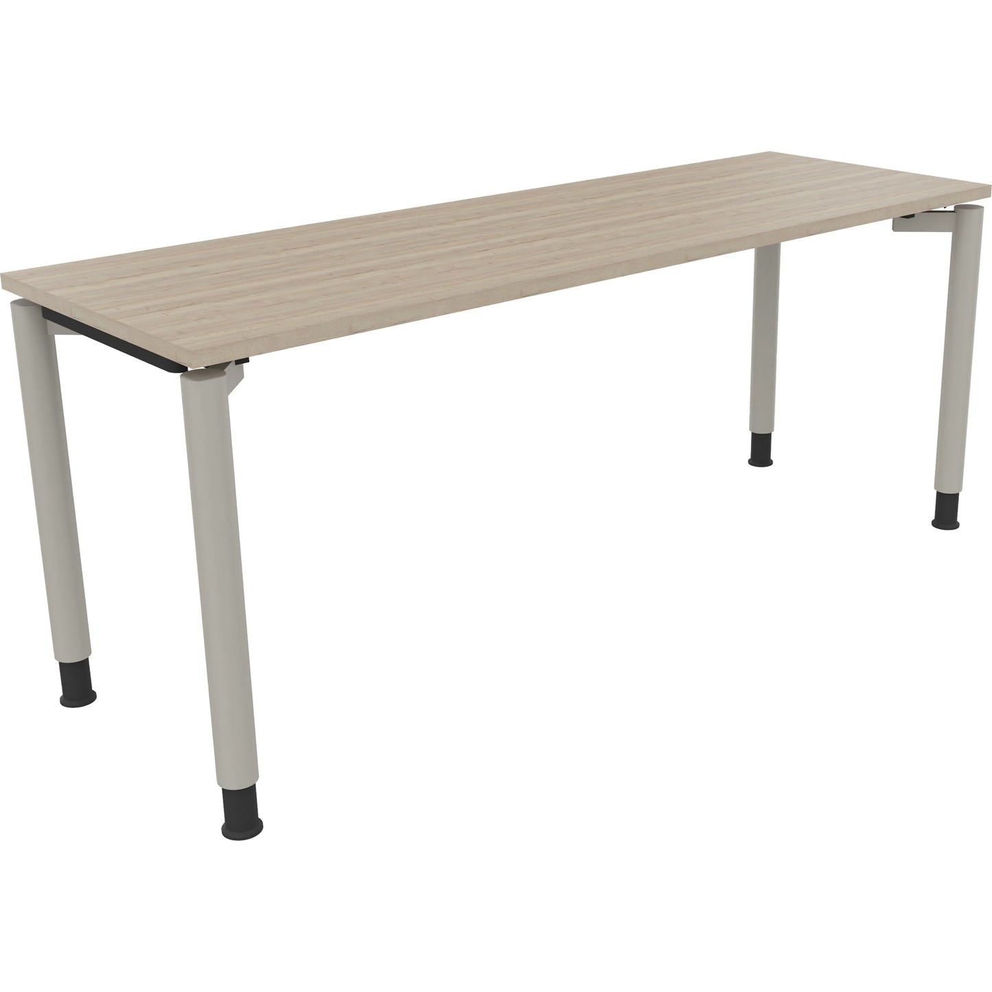 Schreibtisch all in one Maße: 1.800 x 680-820 x 600 mm (B x H x T) Holz eiche natur