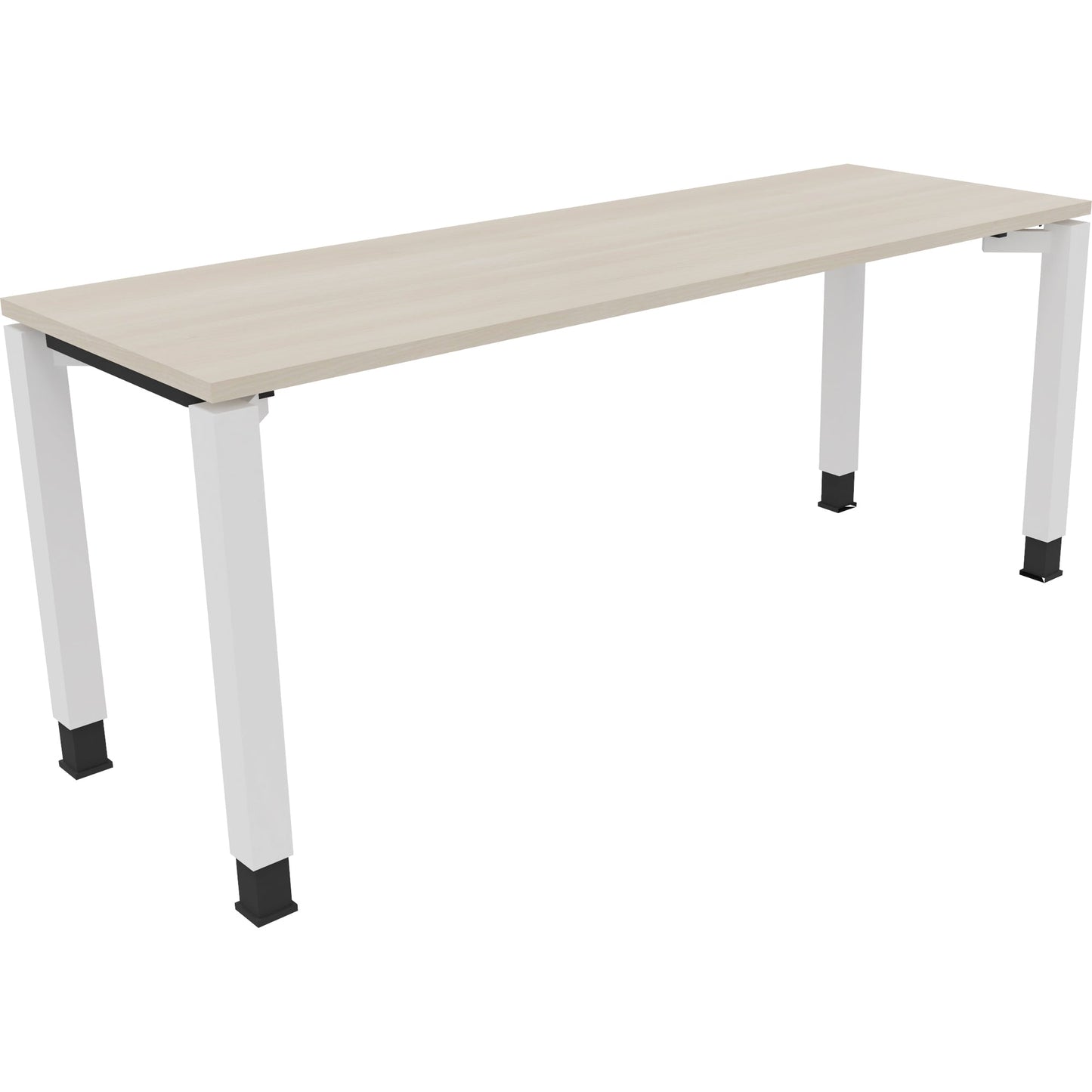 Schreibtisch all in one Maße: 1.800 x 680-820 x 600 mm (B x H x T) Holz akazie hell