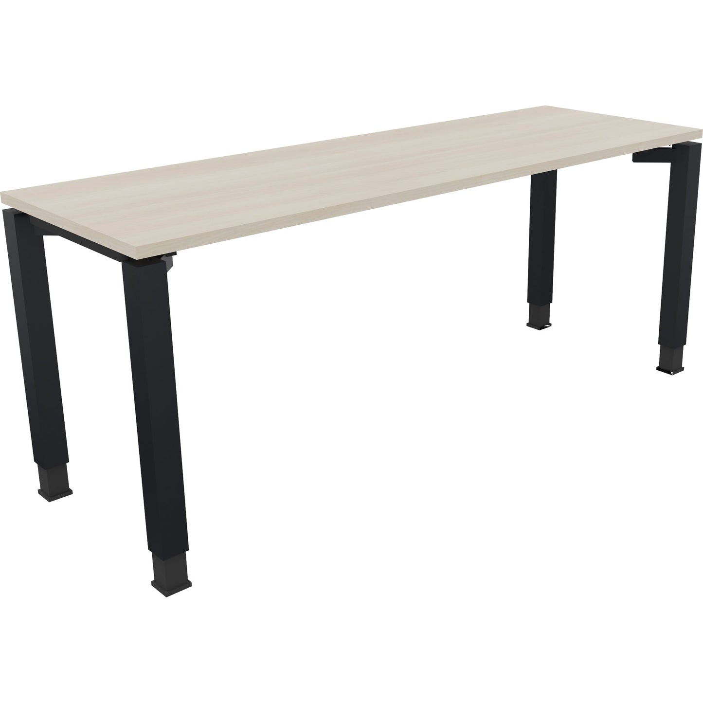 Schreibtisch all in one Maße: 1.800 x 680-820 x 600 mm (B x H x T) Holz akazie hell