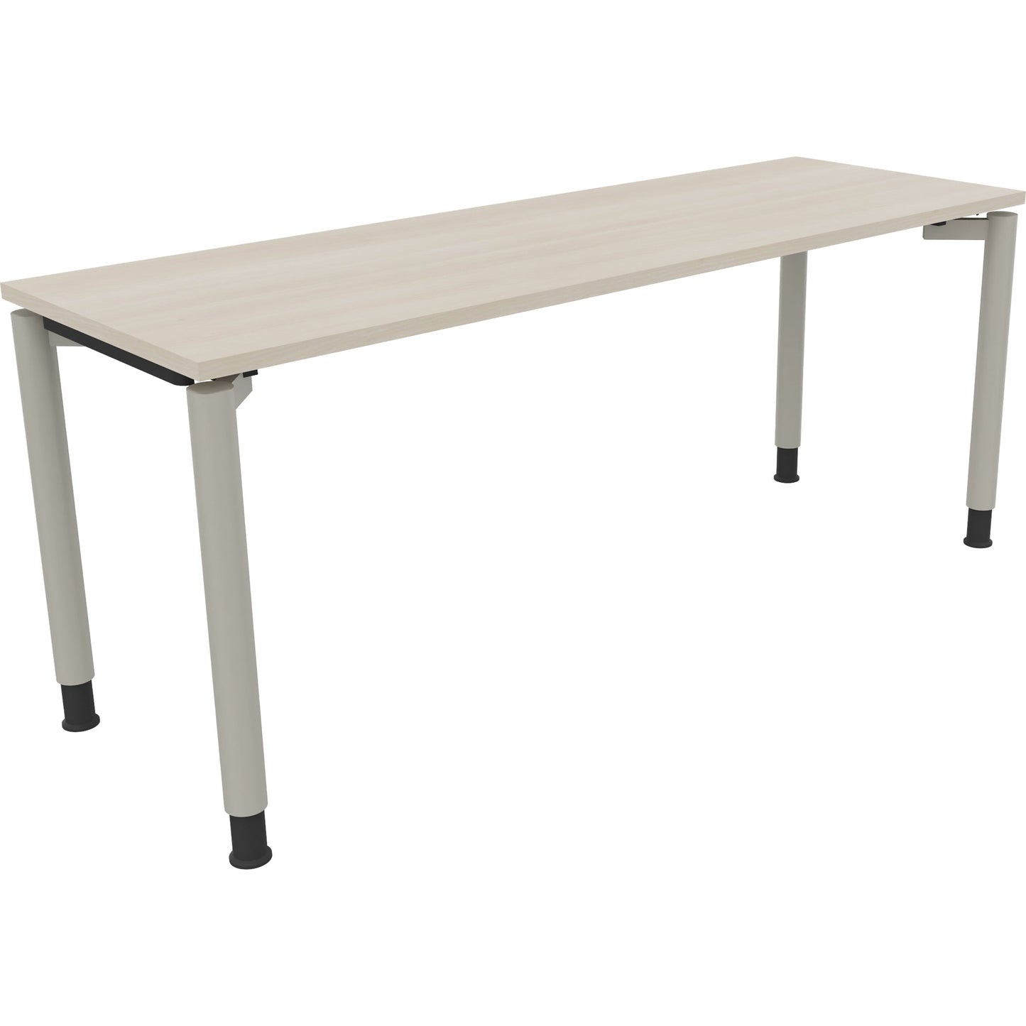 Schreibtisch all in one Maße: 1.800 x 680-820 x 600 mm (B x H x T) Holz akazie hell