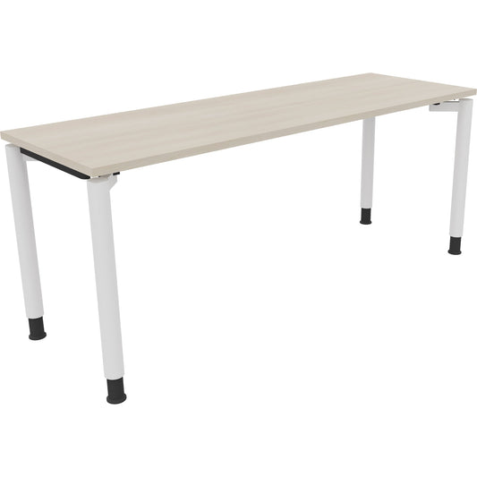 Schreibtisch all in one Maße: 1.800 x 680-820 x 600 mm (B x H x T) Holz akazie hell