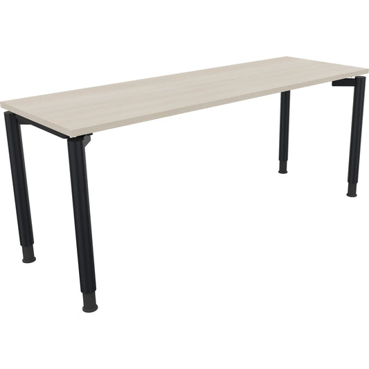 Schreibtisch all in one Maße: 1.800 x 680-820 x 600 mm (B x H x T) Holz akazie hell