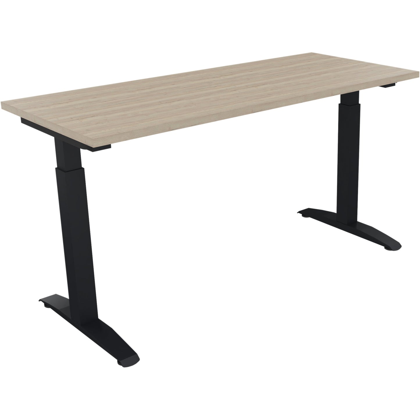 Schreibtisch all in one Maße: 1.400 x 650-850 x 600 mm (B x H x T) Holz eiche natur