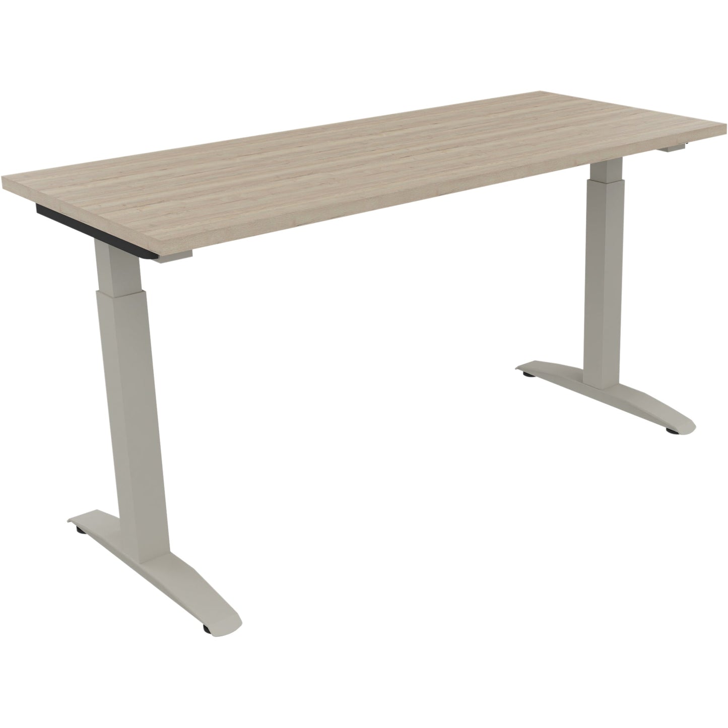 Schreibtisch all in one Maße: 1.400 x 650-850 x 600 mm (B x H x T) Holz eiche natur