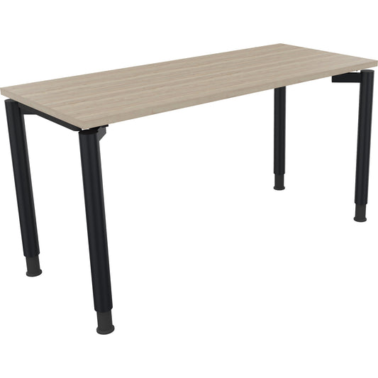Schreibtisch all in one Maße: 1.400 x 680-820 x 600 mm (B x H x T) Holz eiche natur