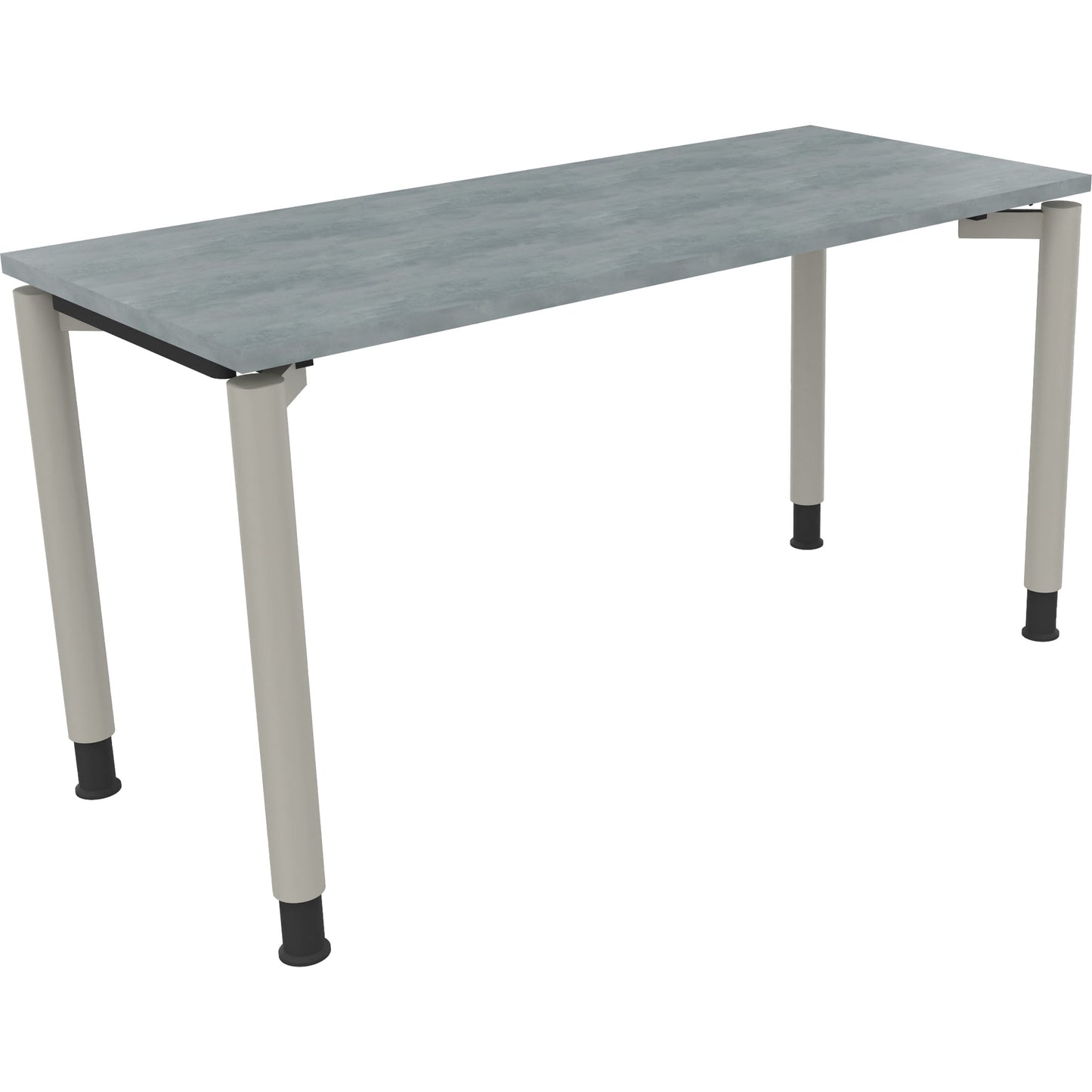 Schreibtisch all in one Maße: 1.400 x 680-820 x 600 mm (B x H x T) Holz beton hell