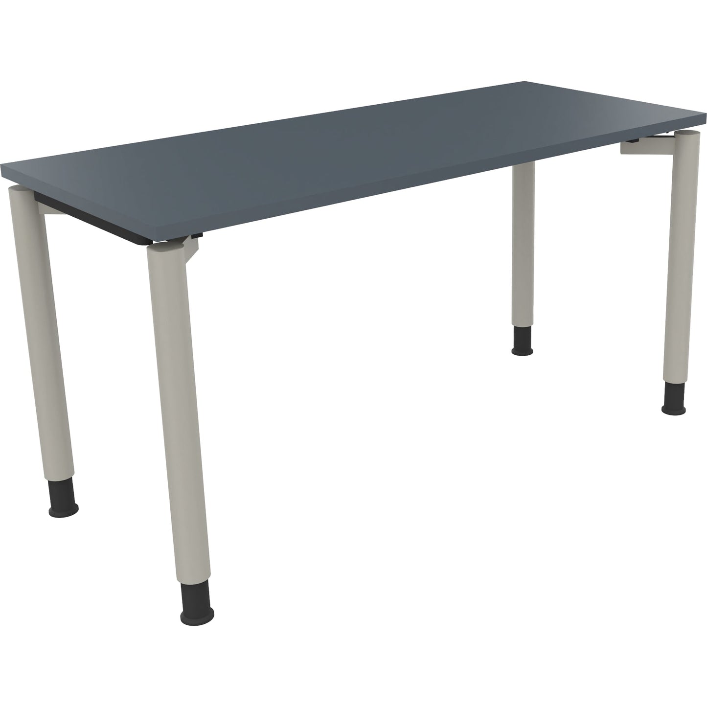 Schreibtisch all in one Maße: 1.400 x 680-820 x 600 mm (B x H x T) Holz lavagrau