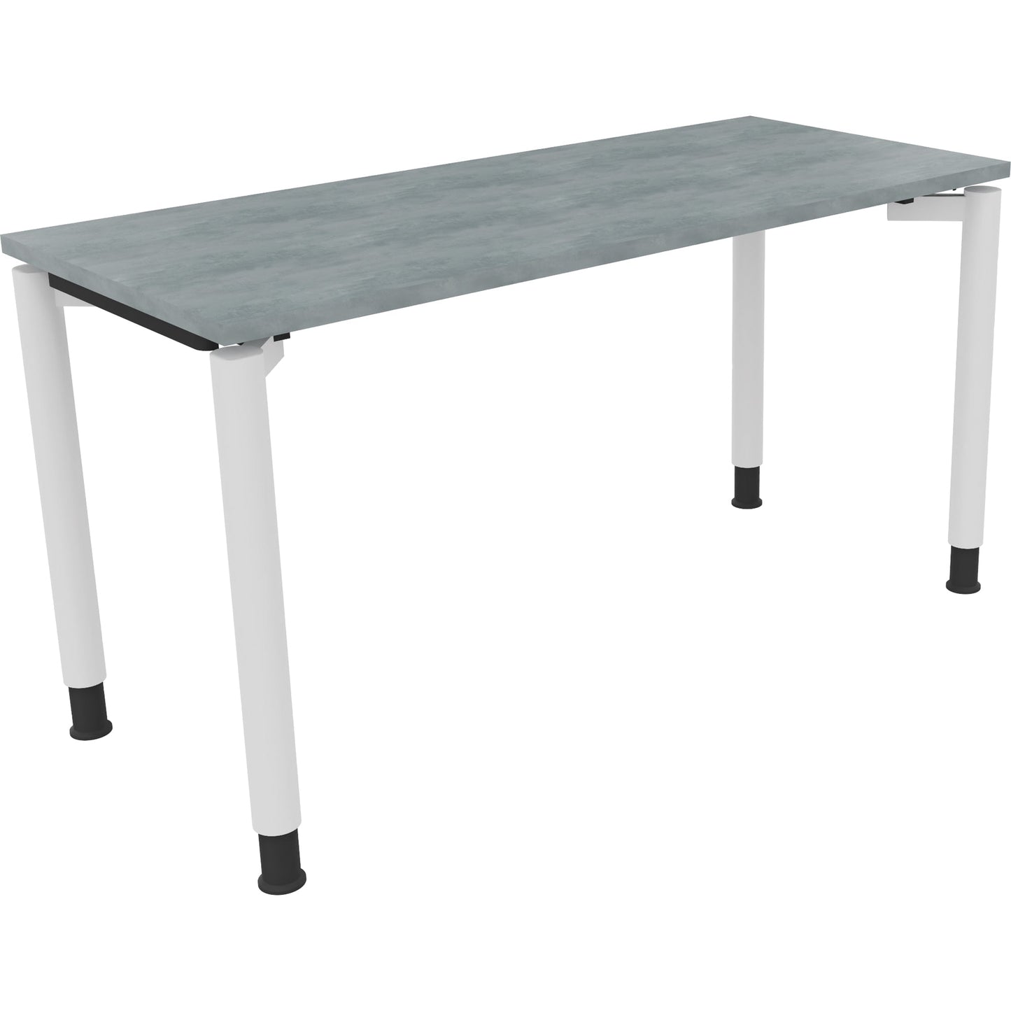 Schreibtisch all in one Maße: 1.400 x 680-820 x 600 mm (B x H x T) Holz beton hell