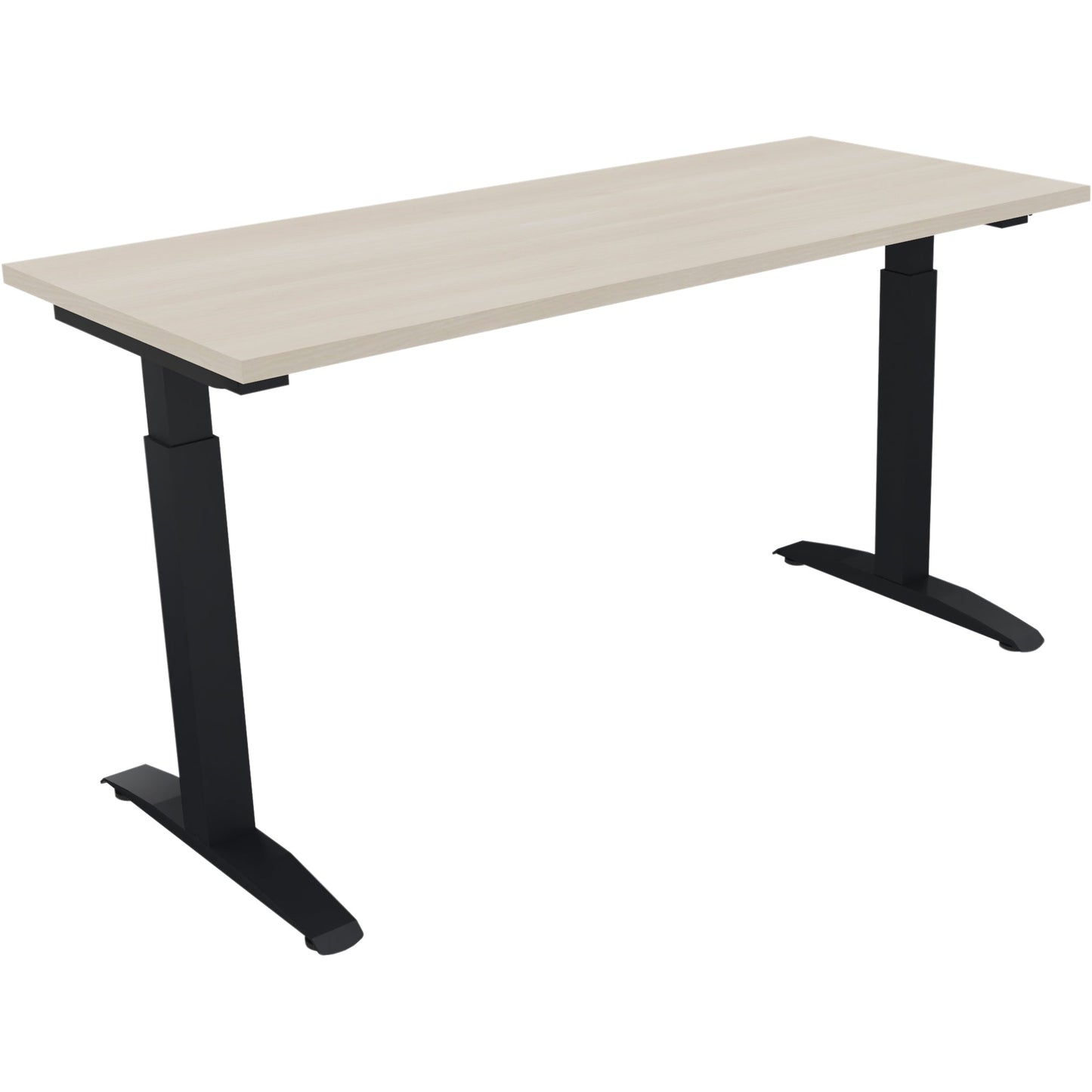 Schreibtisch all in one Maße: 1.400 x 650-850 x 600 mm (B x H x T) Holz akazie hell