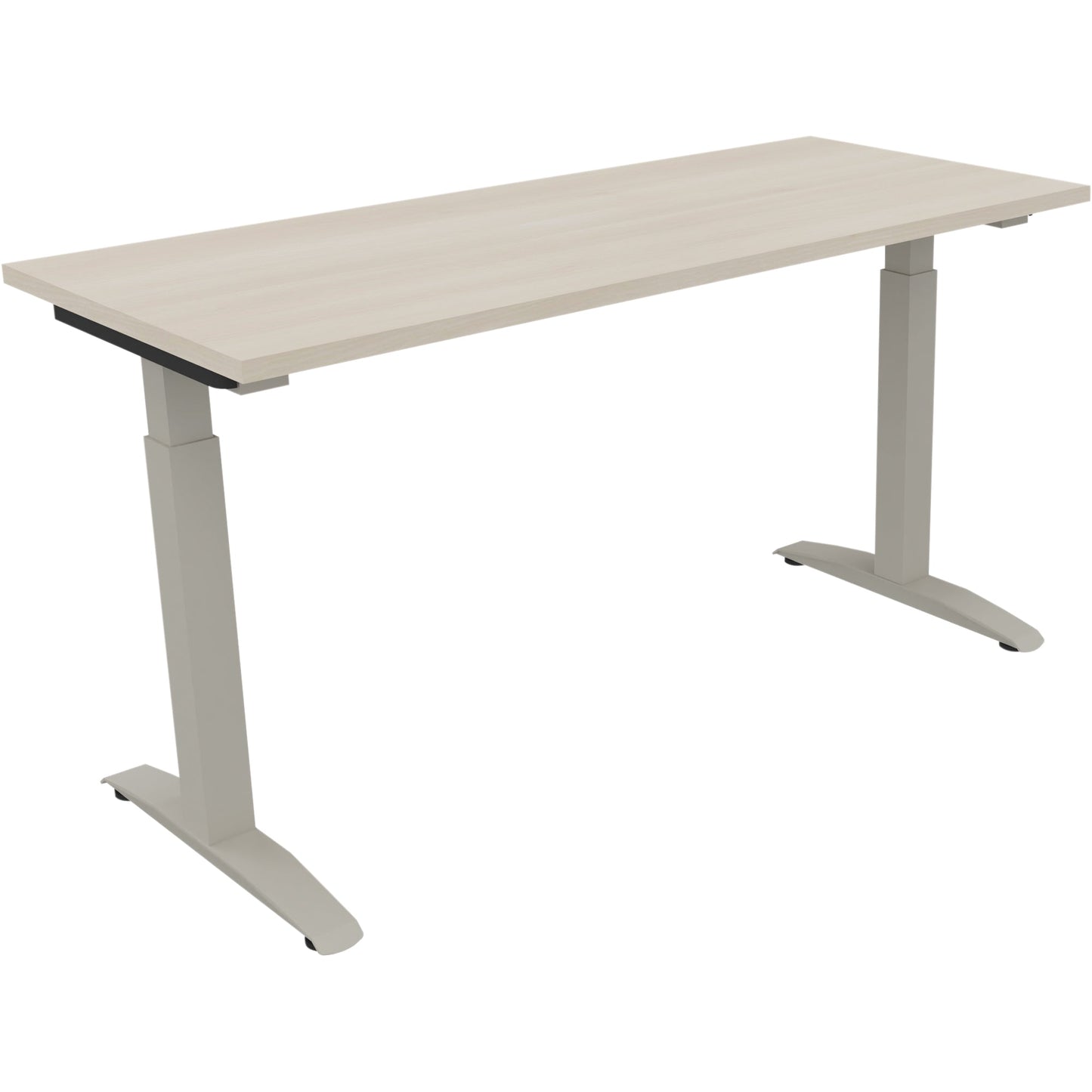 Schreibtisch all in one Maße: 1.400 x 650-850 x 600 mm (B x H x T) Holz akazie hell