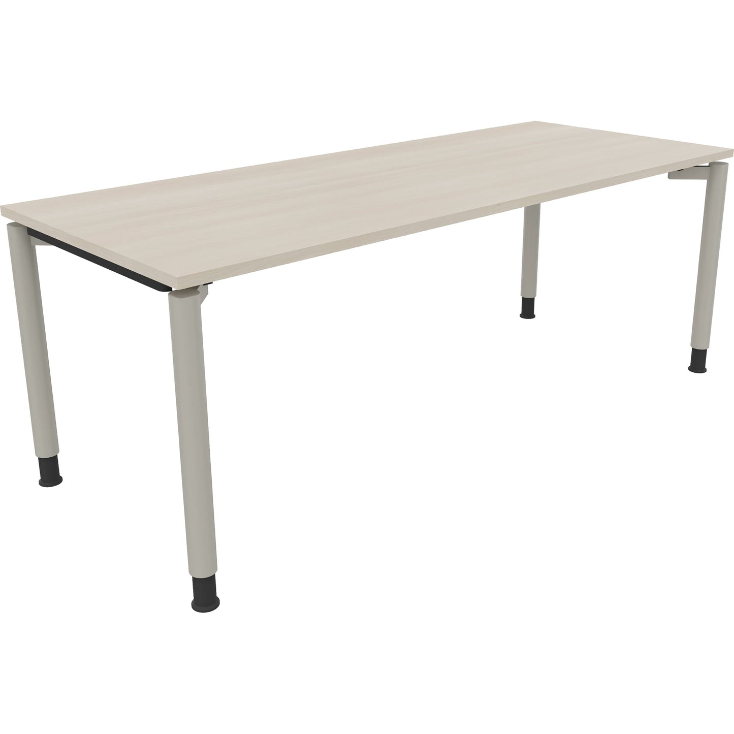 Schreibtisch all in one Maße: 2.000 x 680-820 x 800 mm (B x H x T) Holz akazie hell