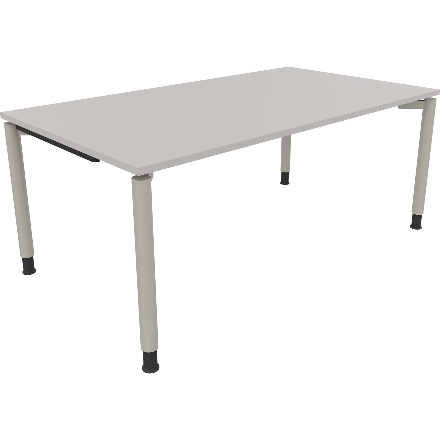 Schreibtisch all in one Maße: 1.800 x 680-820 x 1.000 mm (B x H x T) Holz lichtgrau