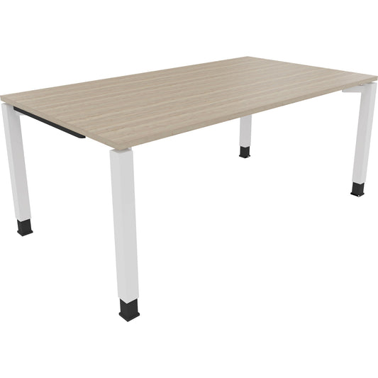 Schreibtisch all in one Maße: 1.800 x 680-820 x 1.000 mm (B x H x T) Holz eiche natur