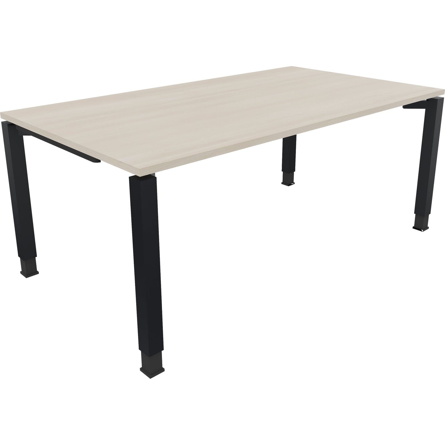 Schreibtisch all in one Maße: 1.800 x 680-820 x 1.000 mm (B x H x T) Holz akazie hell