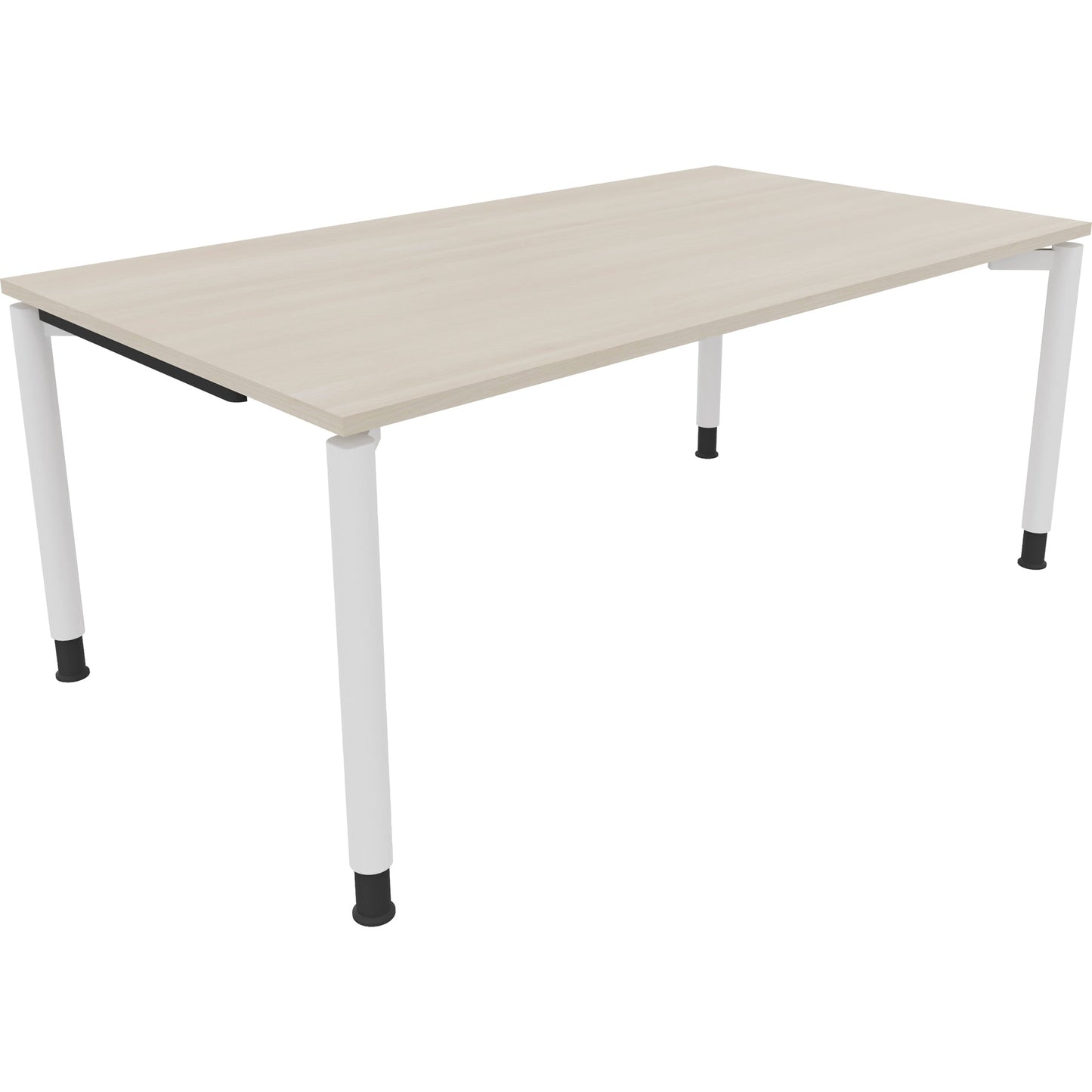 Schreibtisch all in one Maße: 1.800 x 680-820 x 1.000 mm (B x H x T) Holz akazie hell