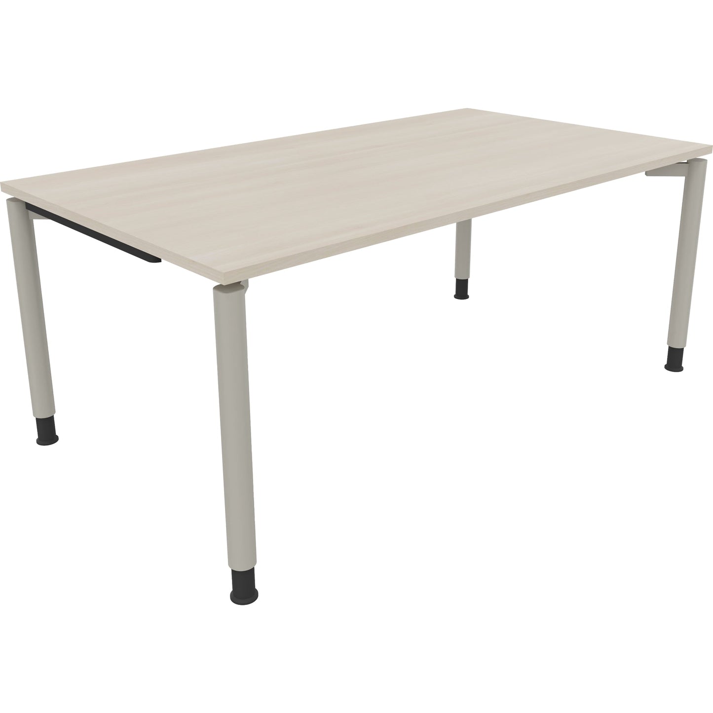 Schreibtisch all in one Maße: 1.800 x 680-820 x 1.000 mm (B x H x T) Holz akazie hell