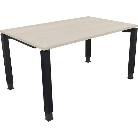 Schreibtisch all in one Maße: 1.400 x 680-820 x 900 mm (B x H x T) Holz akazie hell