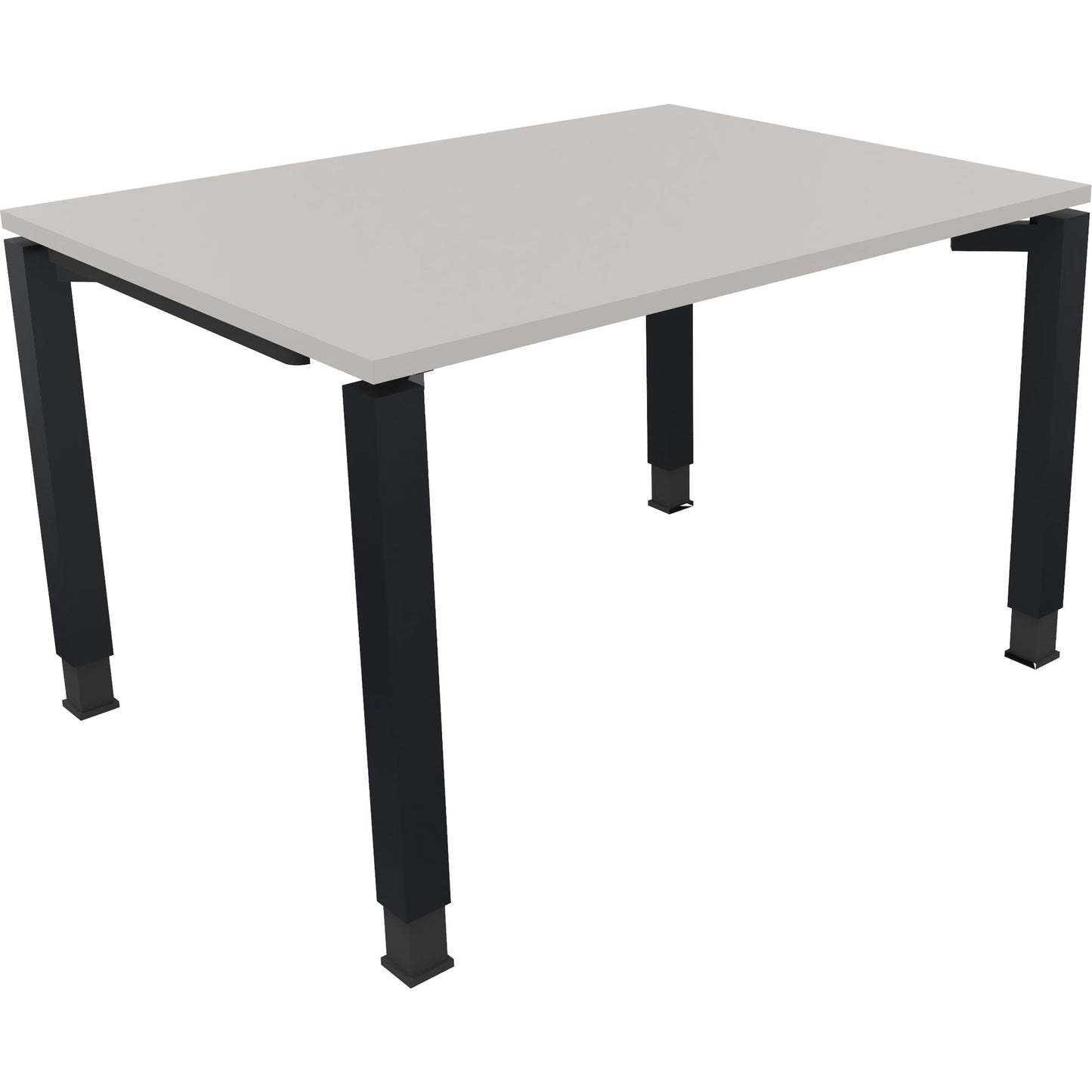 Schreibtisch all in one Maße: 1.200 x 680-820 x 900 mm (B x H x T) Holz lichtgrau