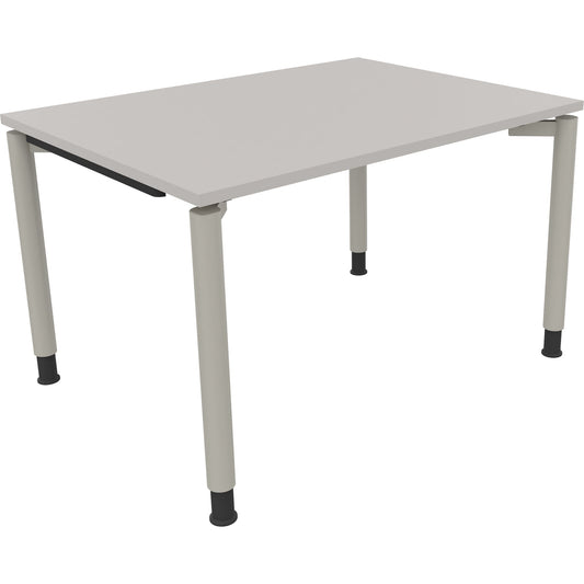 Schreibtisch all in one Maße: 1.200 x 680-820 x 900 mm (B x H x T) Holz lichtgrau