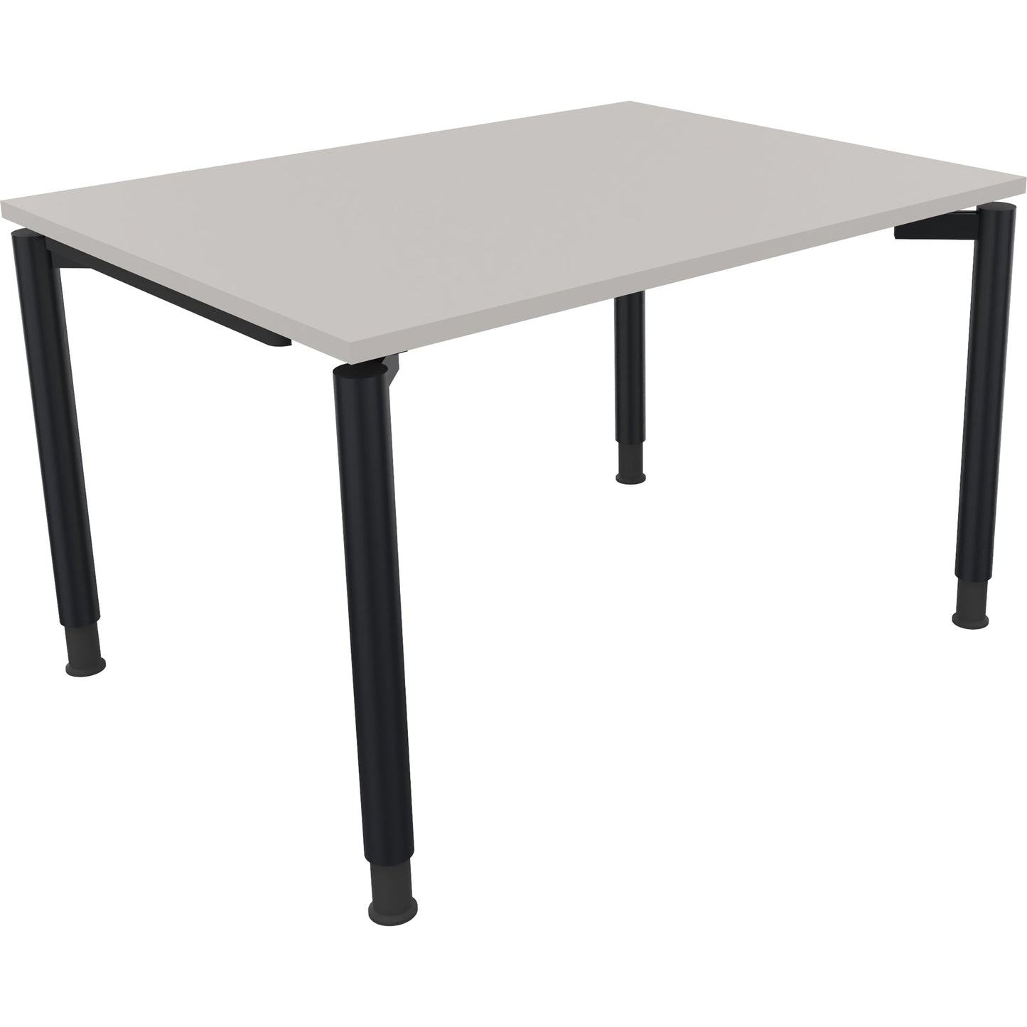 Schreibtisch all in one Maße: 1.200 x 680-820 x 900 mm (B x H x T) Holz lichtgrau