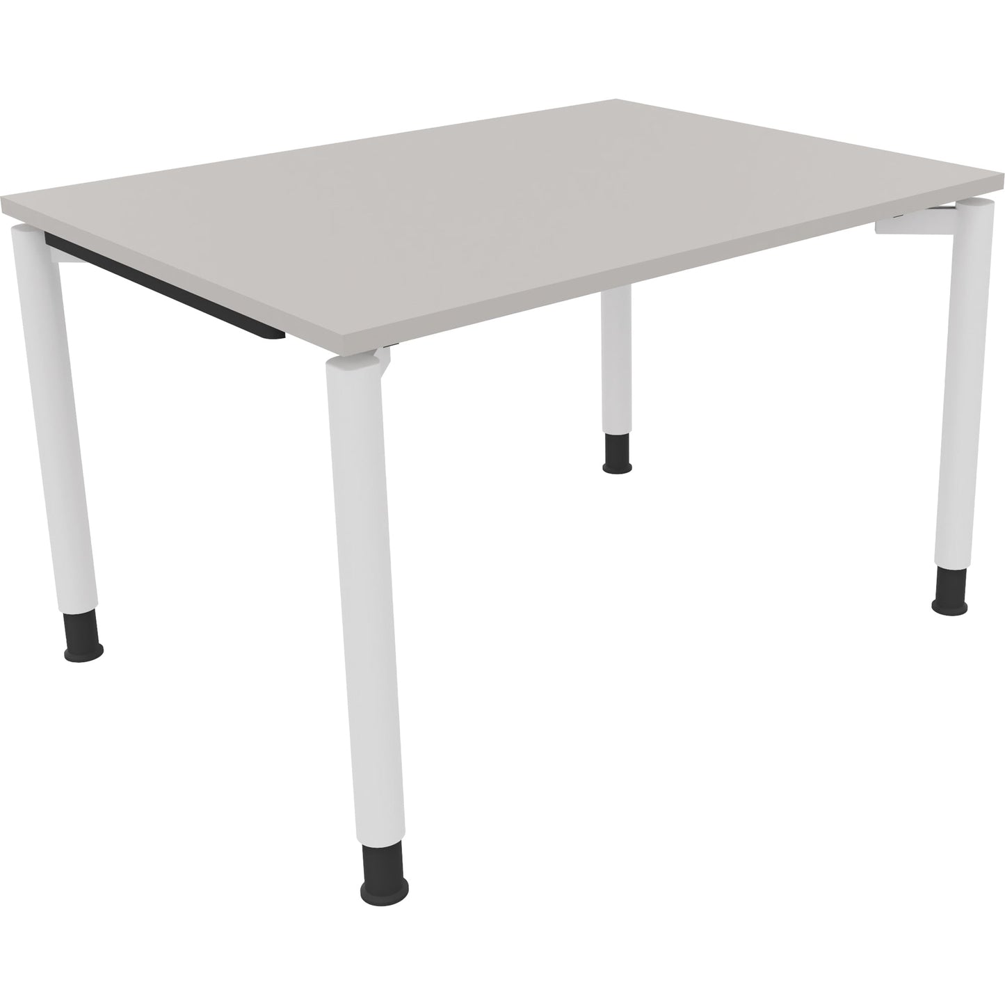 Schreibtisch all in one Maße: 1.200 x 680-820 x 900 mm (B x H x T) Holz lichtgrau