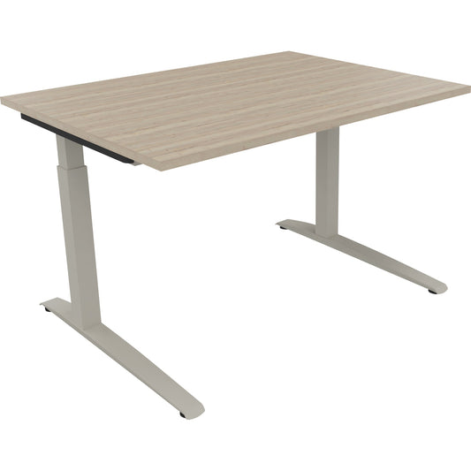 Schreibtisch all in one Maße: 1.600 x 650-850 x 700 mm (B x H x T) Holz eiche natur