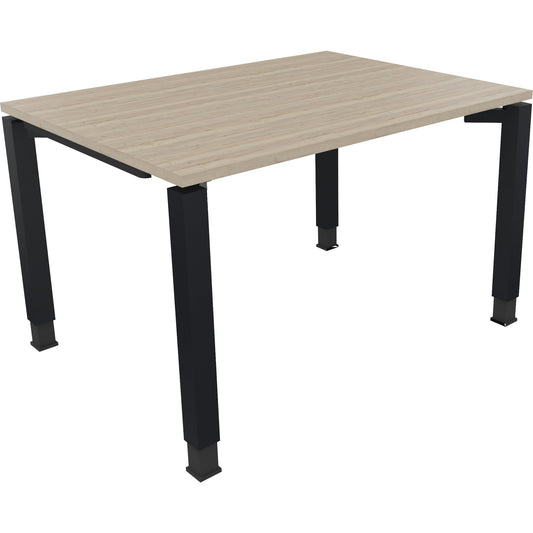 Schreibtisch all in one Maße: 1.200 x 680-820 x 900 mm (B x H x T) Holz eiche natur