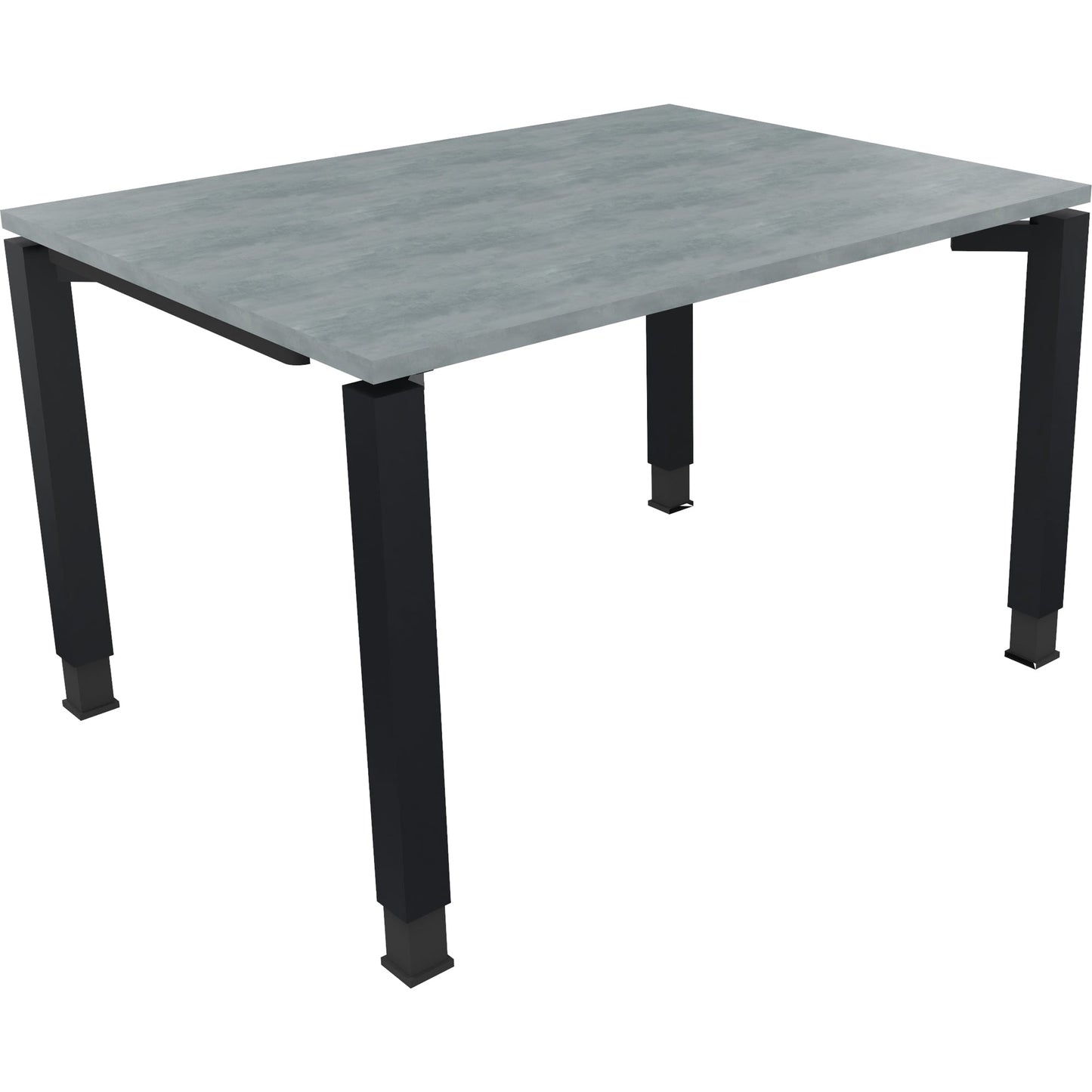 Schreibtisch all in one Maße: 1.200 x 680-820 x 900 mm (B x H x T) Holz beton hell
