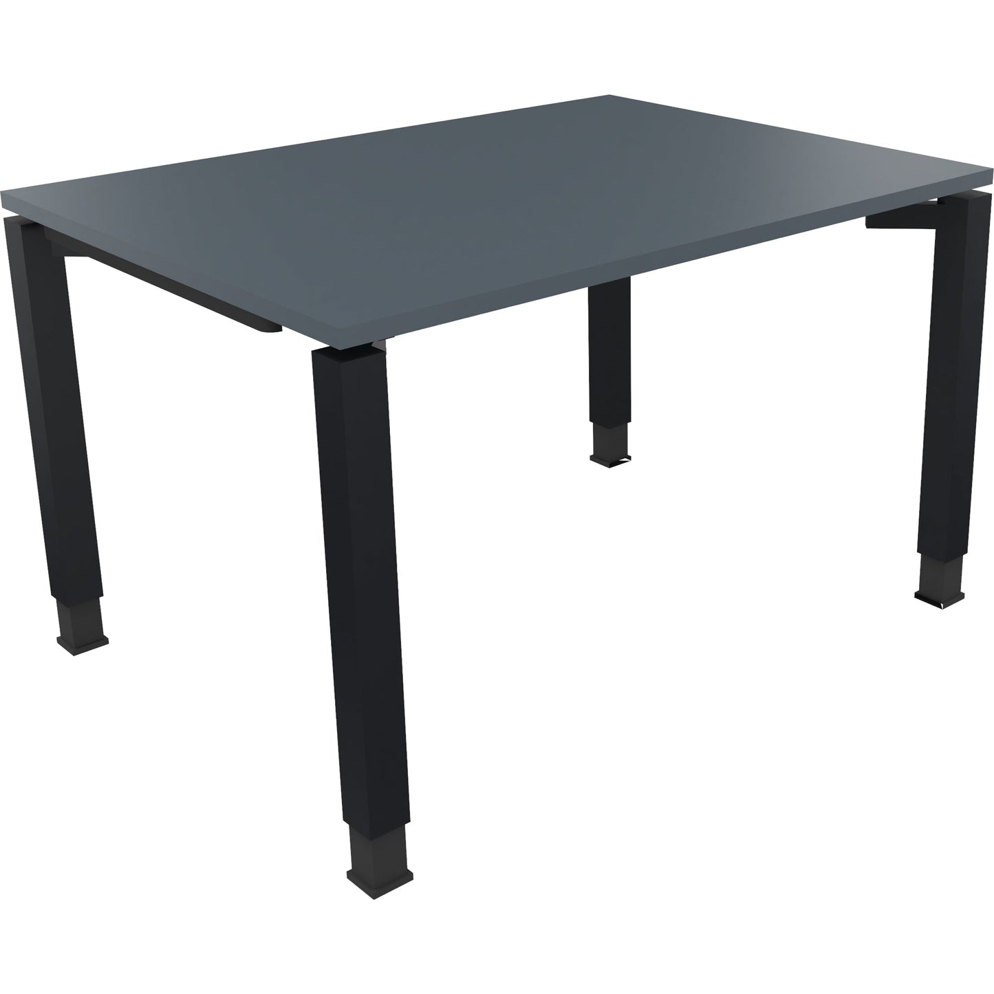 Schreibtisch all in one Maße: 1.200 x 680-820 x 900 mm (B x H x T) Holz lavagrau