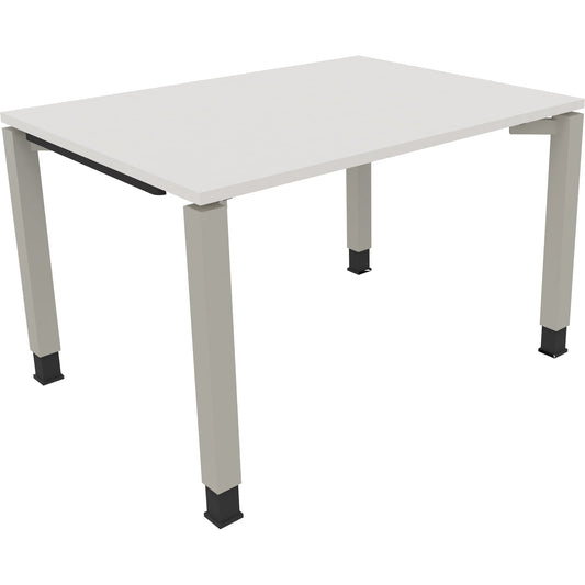Schreibtisch all in one Maße: 1.200 x 680-820 x 900 mm (B x H x T) Holz diamant weiß
