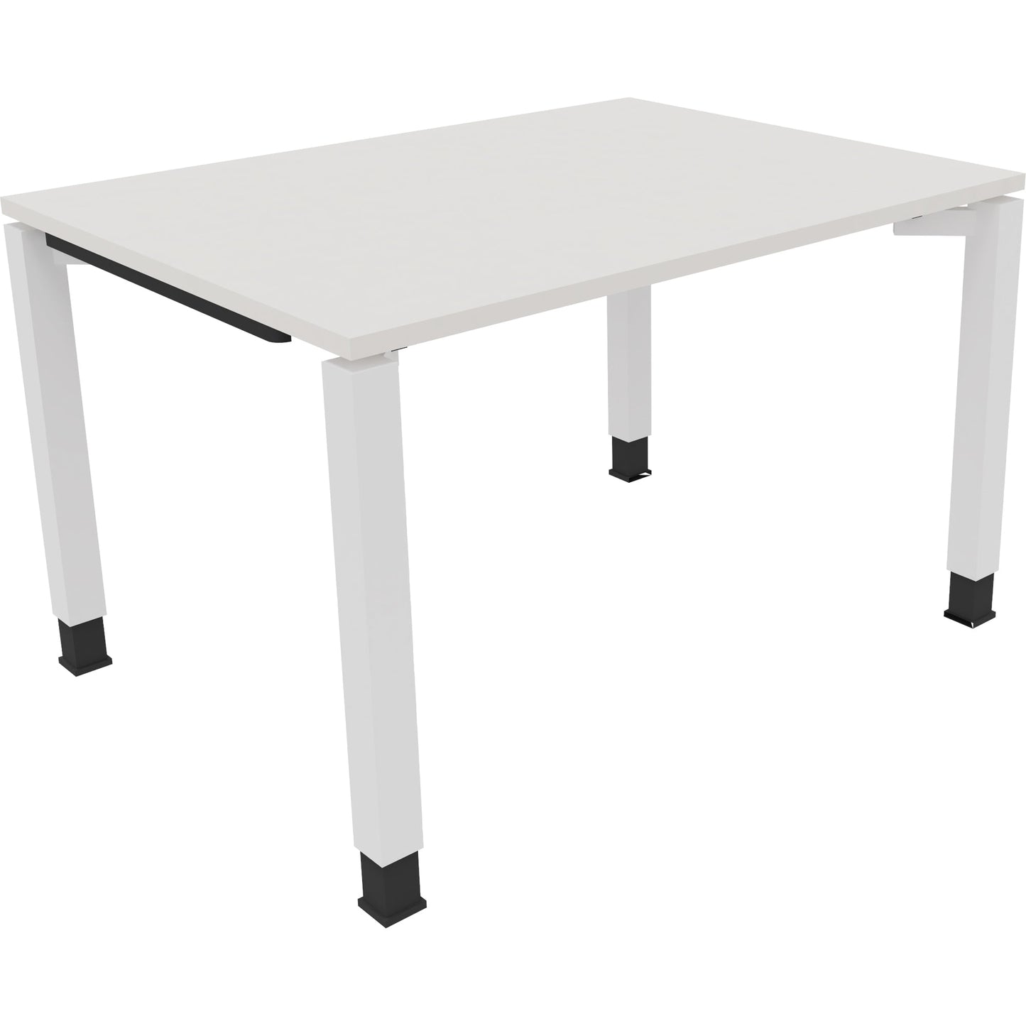 Schreibtisch all in one Maße: 1.200 x 680-820 x 900 mm (B x H x T) Holz diamant weiß